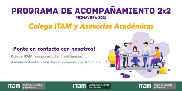 Programa de acompañamiento 2x2 - Semestre Primavera 2021